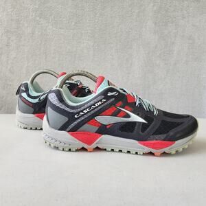 Brooks Cascadia Women's Black Coral Trail Running Shoes